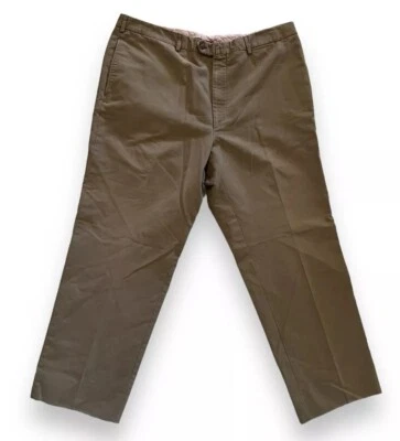 Pantalones caqui peso medio LORO PIANA talla IT 52, (28” entrepierna +3”) Foto 1 de 4