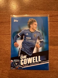2022 Topps MLS Blue 25/99 San Jose Cade Cowell Team USA USMNT San Jose Parallel - Picture 1 of 2