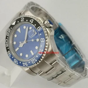 40mm Esfera Azul Esfera Batman Bisel Zafiro Jubliee Correa Reloj Automático - Imagen 1 de 5