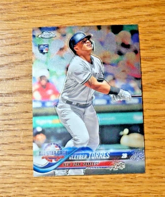 GLEYBER TORRES 2018 Topps Chrome Update Series #HMT80 All-Star Game Rookie RC - Image 1 of 2