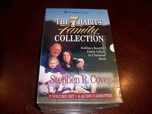Franklin Covey The 7 Habits Family Collection 3 Volume Set 6 Audio Cassettes NEW - Picture 1 of 5