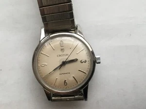 VINTAGE CROTON AUTOMATIC STAINLESS STEEL CASE - Picture 1 of 8