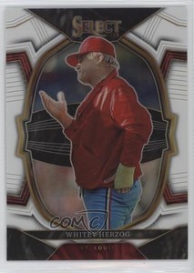 2023 Panini Select Concourse White Prizm /149 Whitey Herzog #80 HOF
