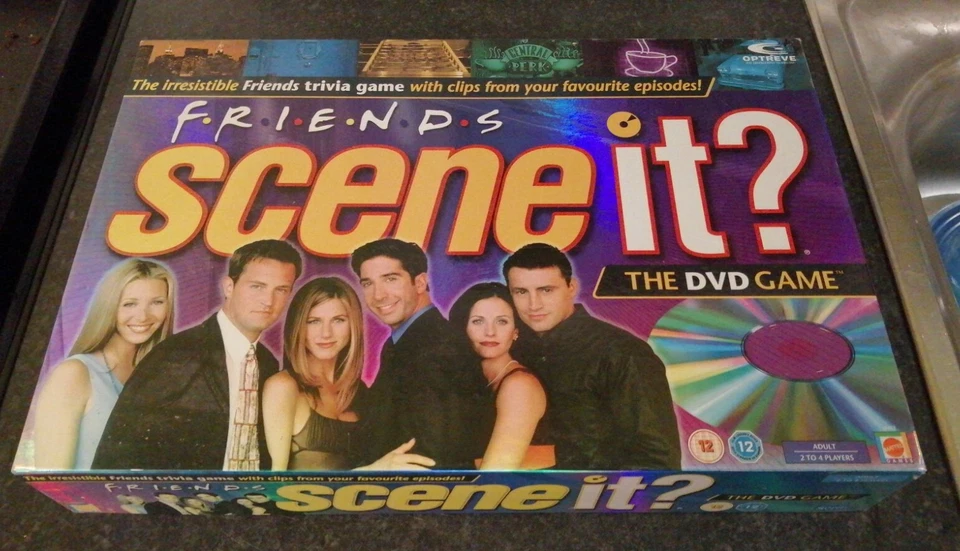 FRIENDS SCENE IT DVD BOARD GAME LOVELY CONDITION & COMPLETE MATTEL 2005 XMAS FUN - Image 1 of 4