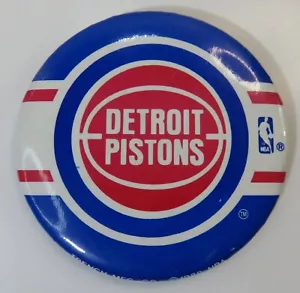 VINTAGE 1989 DETROIT PISTONS NBA 3 INCH PINBACK BUTTON (INV40249) - Picture 1 of 2