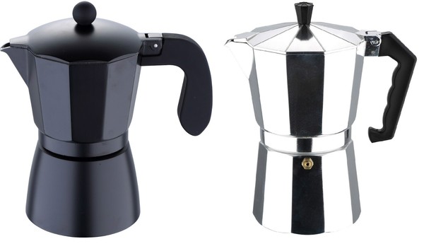 Pezzetti Luxexpress Cafetera Black Aluminum Stovetop Coffee Maker Moka  9 Cups Photo Related