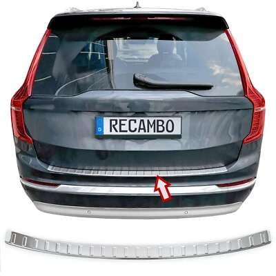 Protector de borde de carga acero inoxidable mate adecuado para Volvo XC90 II | BJ desde 2015> - Imagen 1 de 4