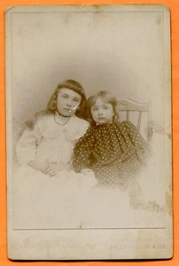 Seattle, WA, Portrait of 2 Little Sisters, by Judkins, circa 1890s - Picture 1 of 2