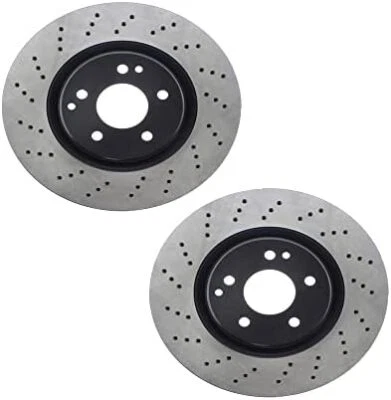 Front Disc Brake Rotor for Mercedes C320, C230, SLK350, SLK280, CLK350, SLK300 - Imagem 1 de 4