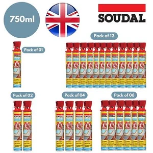 Pistola Soudal Genius Espuma Expansible Aislante Reutilizable 750 ml - Paquete de 1 a 12 - Imagen 1 de 7
