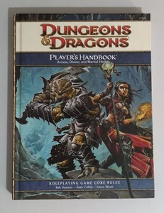 Dungeons And Dragons Player's Handbook by Wizards RPG Team (Hardcover, 2008) - Foto 1 di 9