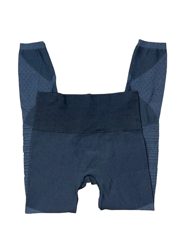 Леггинсы Spanx средние Look At Me Now бесшовные Moto черные серые с высоким подъемом женские - Изображение 1 из 4