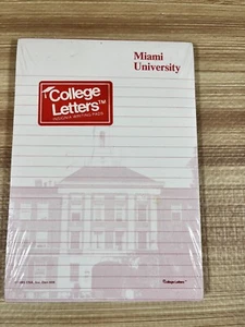 Vintage University of Miami (Florida) College Briefe Notizblock Notizbuch 1985 - Bild 1 von 3