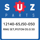12140-65J50-050 Suzuki Ring Set,Piston Os:0.50 1214065J50050, New Genuine Oem Pa