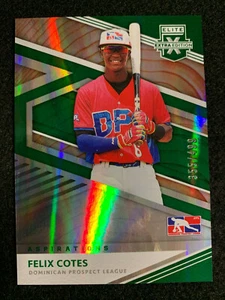 2020 Elite Extra Edition Aspirations Green #55/499 Felix Cotes DPL #172🔥⚾️🔥 - Picture 1 of 2