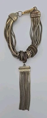 Chico's Multistrand Wheels Dangle Bracelet Signed - Image 1 of 4