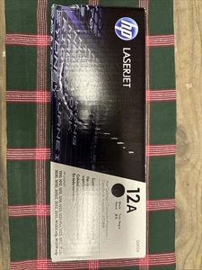 HP LaserJet 12A Q2612A New Genuine Sealed Black Toner Cartridge - Picture 1 of 2