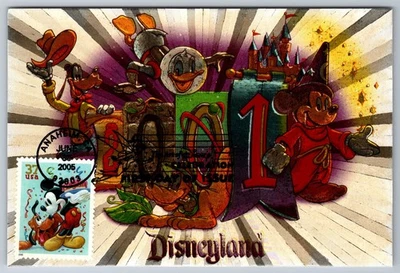 #3914 The Art of Disney Pluto and Mickey Mouse FDC Maxi Card - Image 1 of 2