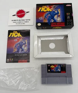 The Tick Completo con Caja CIB Super Nintendo SNES Juego Funciona - Imagen 1 de 2
