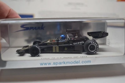 SPARK MODEL / F1 1974  LOTUS 76 - RONNIE PETERSON- 1:43 SCALE MODEL CAR S1769 - Image 1 of 4