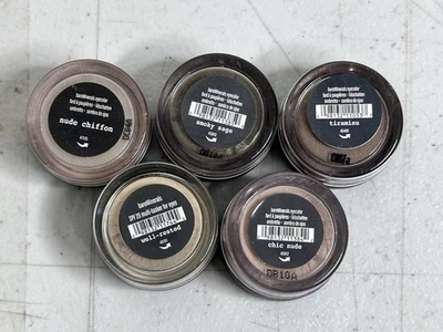 BareMinerals Eyecolor Lot Of 5 Smoky Sage Tiramisu Well-Rested Chic Nude Chiffon - Image 1 of 4