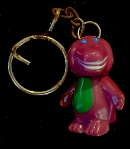 Portachiavi dinosauro viola Barney in PVC  - Foto 1 di 4