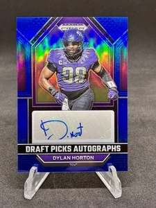 DYLAN HORTON 2023 Prizm Draft Picks BLUE /149 RC Autograph #DPA-DYH TCU Texans! - Picture 1 of 2