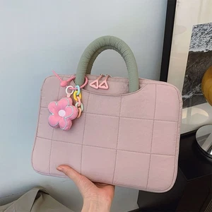 Flower Laptop Computer Handheld Protective Sleeve Bag For Macbook For _pu - Zdjęcie 1 z 16