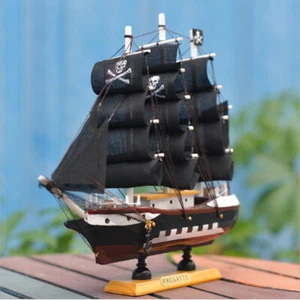 Modellschiff Holz Schiffsmodell Flaggschiff Piratenschiff 24cm Antik-Stil #1 - Bild 1 von 7