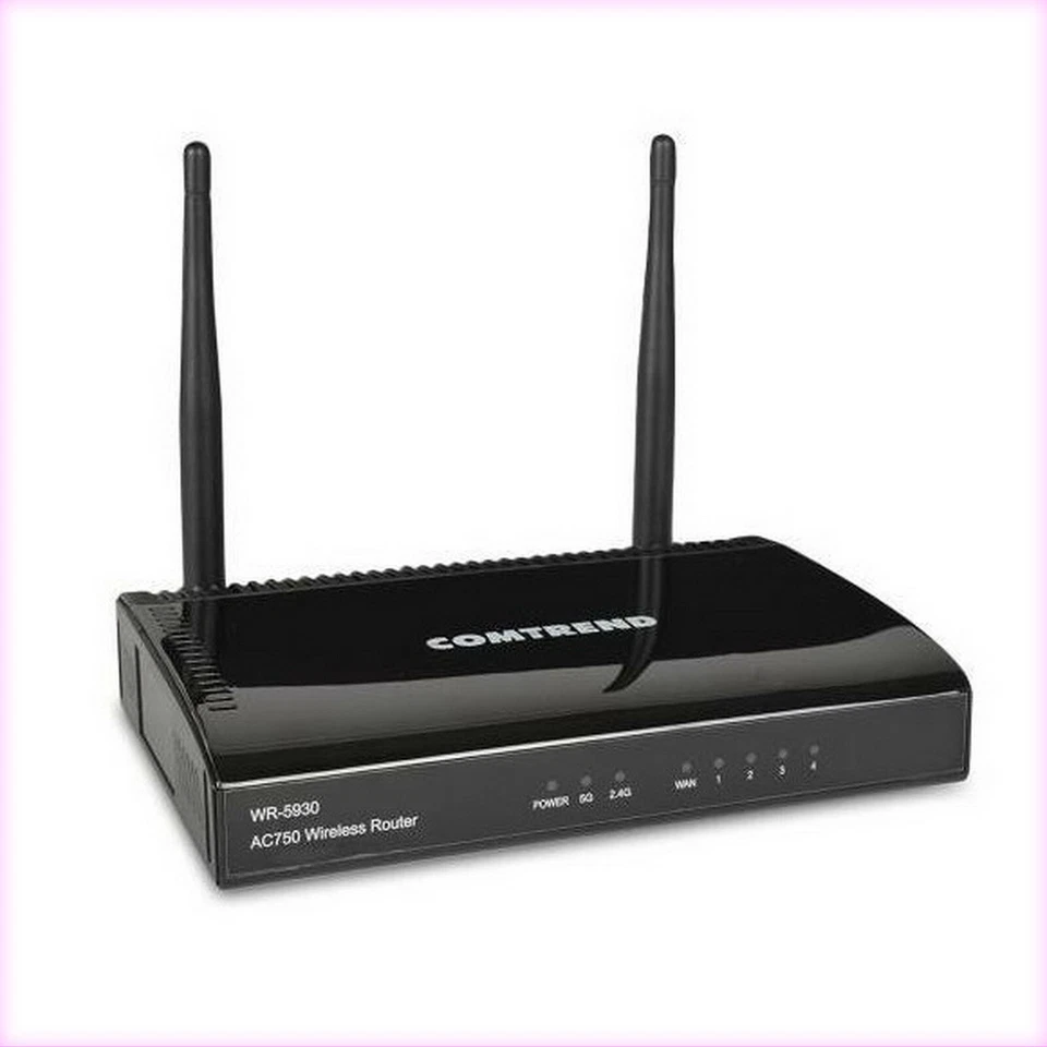 NEW! Comtrend WR-5930 Wireless Router AC750 2.4/5 Ghz Dual Band - Image 1 of 4
