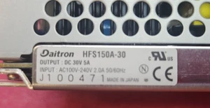Fuente de alimentación conmutada CA/CC de ruido ultra bajo DAITRON HFS150A-30 salida 30V 5A - Imagen 1 de 3