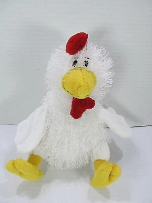 Ganz Webkinz Chicken Plush Stuffed Animal Toy White EUC NO Code - Image 1 of 4