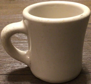 Tazze da caffè ristorante ristorante bianco VICTOR vintage con pareti spesse e pesanti 5 once manico C - Foto 1 di 8