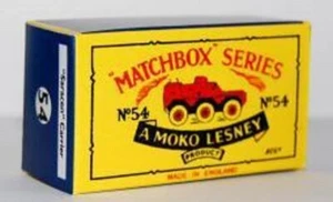 Matchbox Lesney 54 Saracen Personnel Carrier empty Repro B  Box. - Picture 1 of 1