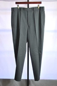 Pantalones de vestir Brooks Brothers 100 % lana gris plisados para hombre talla 37/32 - Imagen 1 de 3