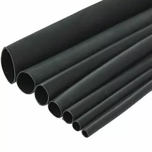 Heat Shrink Tubing Adhesive Lined Weatherproof 3:1 Dual Wall Black 1.2m - Picture 1 of 2