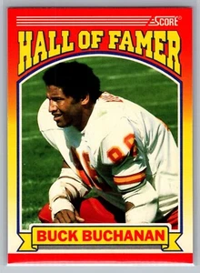 1990 Score Buck Buchanan Football Card #600 (Very Good) - Picture 1 of 2