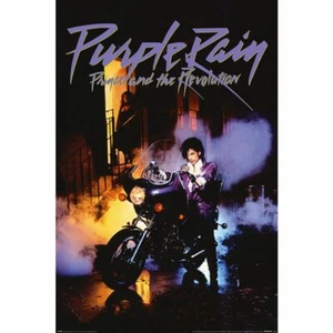 PÓSTER DE PELÍCULA PRINCE & THE REVOLUTION PÚRPURA LLUVIA SIN CRÉDITOS NUEVO 24X36 ENVÍO GRATUITO - Imagen 1 de 1