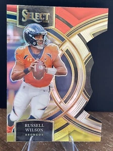 2023 Panini Select #129 Russell Wilson Premier Die-Cut Red and Yellow Prizm - Picture 1 of 2