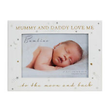 Baby Photo Frame - 6” x 4” - Cream / Unisex - Mummy and Daddy Love Me