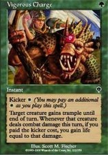 Mtg : 4 x Invasion : Vigorous Charge - PLAYSET - M/NM - FREE P&P