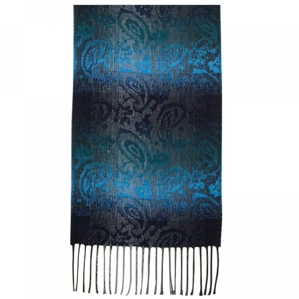 Steve Madden Mid Weight Floral Muffler Scarf Brown White One Size