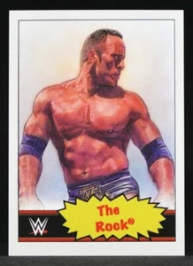 Topps Living Set 2021 WWE #82 THE ROCK DWAYNE JOHNSON COMO NUEVO WWF SP HOF WRESTLING - Imagen 1 de 2