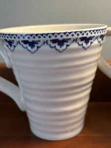 Portmeirion Sophie Conran Sophie Blue Pattern Mug, 4 3/8 High - 2 Available - Picture 1 of 5