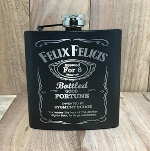 Felix Felicis Liquid Luck - Flachmann und Trichter Taschen Flachmann mit Geschenkbox - Bild 1 von 1