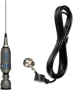 CB ANTENNE SIRIO TURBO P 5000 MOBIL 27 MHz + RG58 KOAXIALKABEL FÜR DACHHALTERUNG - Bild 1 von 2
