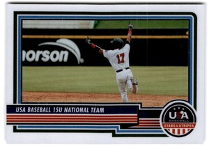 2023 Stars & Stripes #100 USA Baseball 15U National Team   Collegiate