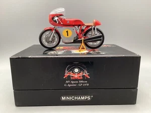 Motocykl Model 1:12 Minichamps MV Augusta 500cc Agostini 1970 z oryginalnym opakowaniem - Zdjęcie 1 z 13