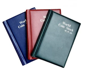 120 Münztaschen Sammlung Sammeln Aufbewahrung Halter Geld Pfennig Album Buch - Bild 1 von 5