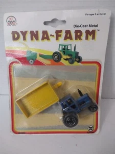 Vintage 1993 Dyna-farm Die Cast Tractor And Trailer New Old Stock - Picture 1 of 3